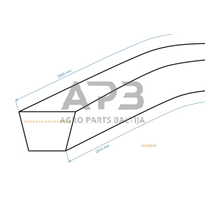 Trapecinis pjaunamosios diržas Craftsman 532429636 pjaunamosios plotis 42 ( 107 cm ) 13x2515mm Li, 13x2565mm La