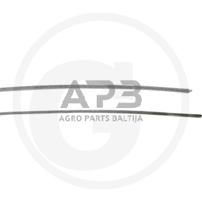 Trosas su cilindru 1,50 mm x 2500 mm. Skersmuo 4,00 mm Ø x 4,00 mm