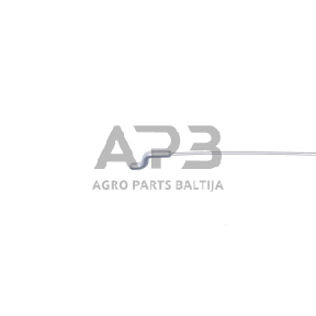 Trosas su galu Z išmatavimai 1,40 mm x 2500 mm, Z formos kabliukas Ø x ilgis 4 x 25 mm