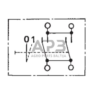 Traktoriaus užvedimo spynelė Cobo 0-1, 14138000 3 Traktoriaus užvedimo spynelė Cobo 0-1, 14138000 3