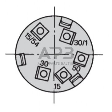 Traktoriaus užvedimo spynelė Cobo 0-1-2, 5 kontaktų 14111000 3 Traktoriaus užvedimo spynelė Cobo 0-1-2, 5 kontaktų 14111000 3
