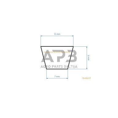 Trapecinis pjaunamosios diržas Craftsman 532405143 pjaunamosios plotis 46 ( 117 cm ) 13x2650mm Li, 13x2700mm La