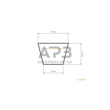 Trapecinis pjaunamosios diržas MTD SE135, SE150, SE155, SE160 pjaunamosios plotis 36 ( 92cm ) 15,88x2413mm La