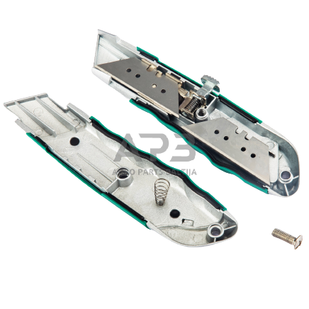 Trapecinis (susitraukiantis) peilis su keičiama geležte 19mm 3 Trapecinis (susitraukiantis) peilis su keičiama geležte 19mm 3