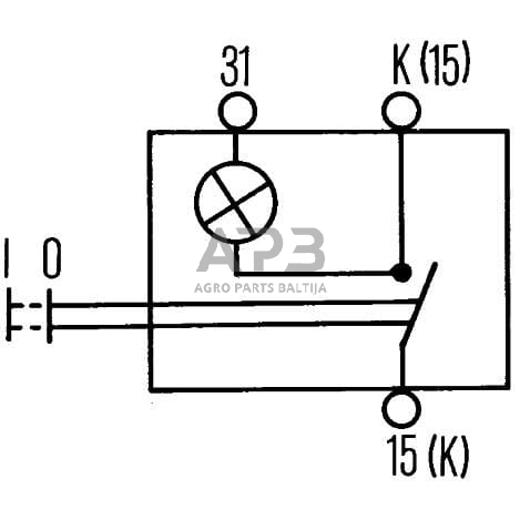 Traukiamas jungiklis 12V, Ø14.5mm Hella 6ED004778001 5 Traukiamas jungiklis 12V, Ø14.5mm Hella 6ED004778001 5