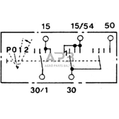 Traktoriaus užvedimo spynelė Cobo P-0-1-2, 5 kontaktų 14110000 2 Traktoriaus užvedimo spynelė Cobo P-0-1-2, 5 kontaktų 14110000 2