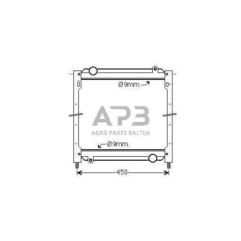 Traktoriaus radiatorius G339202050100N 1 Traktoriaus radiatorius G339202050100N 1