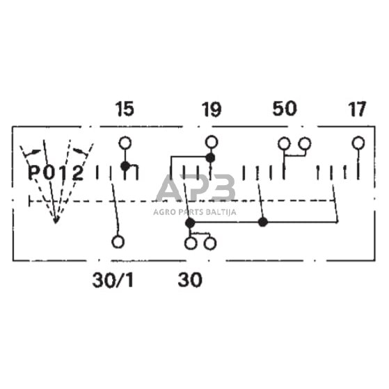 Traktoriaus užvedimo spynelė Cobo P-0-1-2, 1417600011 2 Traktoriaus užvedimo spynelė Cobo P-0-1-2, 1417600011 2