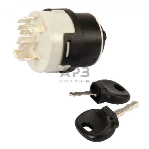 Traktoriaus užvedimo spynelė Pneutron P-0-1-2-3, 10 kontaktų 20500204PN 1 Traktoriaus užvedimo spynelė Pneutron P-0-1-2-3, 10 kontaktų 20500204PN 1