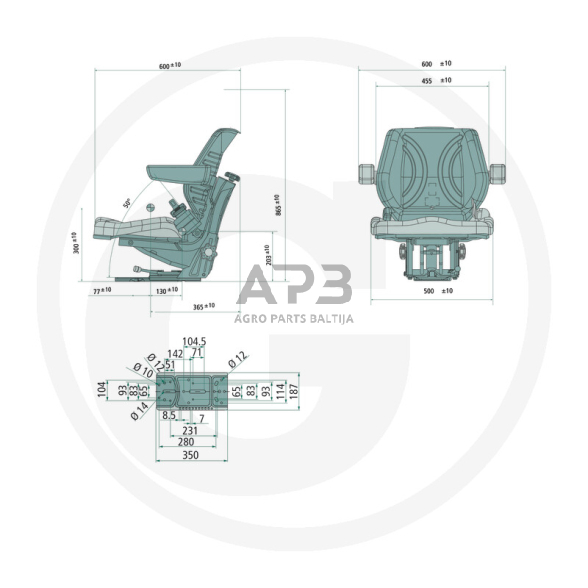 Traktoriaus sėdynė 240920202 1 Traktoriaus sėdynė 240920202 1