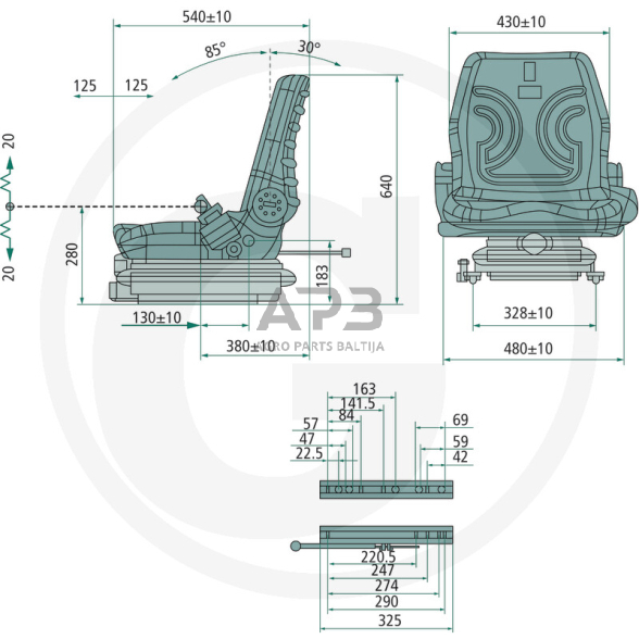 Traktoriaus sėdynė 240920211 1 Traktoriaus sėdynė 240920211 1