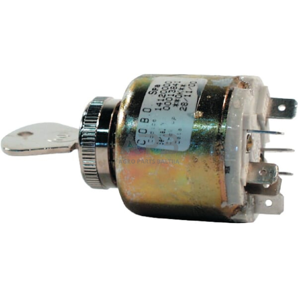 Traktoriaus užvedimo spynelė Cobo P-0-1-2, 5 kontaktų 14120000 Traktoriaus užvedimo spynelė Cobo P-0-1-2, 5 kontaktų 14120000