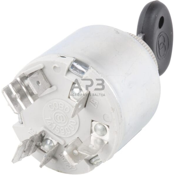 Traktoriaus užvedimo spynelė Cobo P-0-1-2, 5 kontaktų 14159000 1 Traktoriaus užvedimo spynelė Cobo P-0-1-2, 5 kontaktų 14159000 1