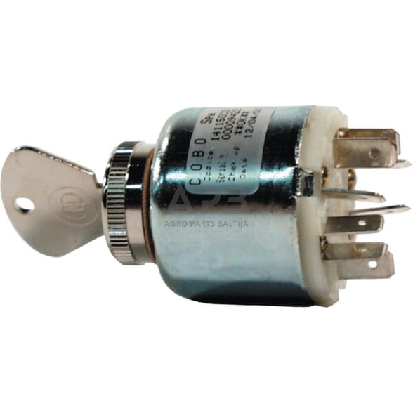 Traktoriaus užvedimo spynelė Cobo P-0-1-2, 6 kontaktų 14115000 Traktoriaus užvedimo spynelė Cobo P-0-1-2, 6 kontaktų 14115000