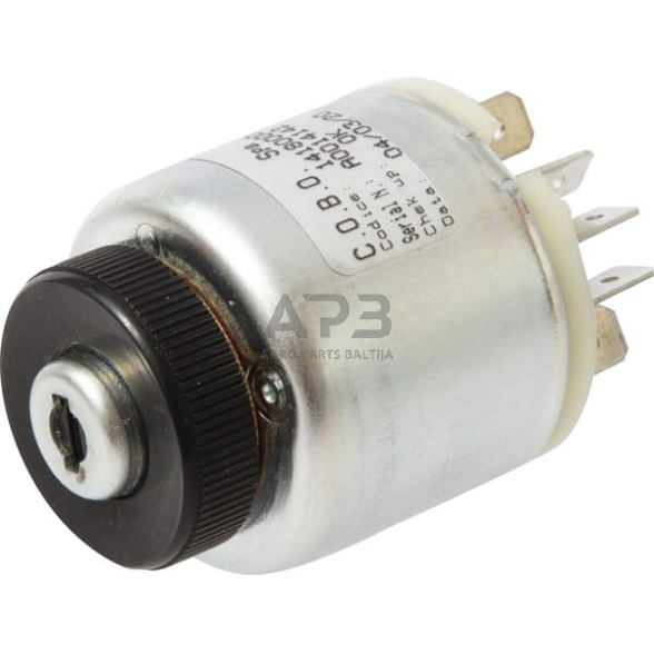 Traktoriaus užvedimo spynelė Cobo P-0-1-2, 6 kontaktų 14180100 Traktoriaus užvedimo spynelė Cobo P-0-1-2, 6 kontaktų 14180100