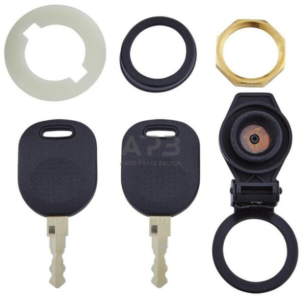 Traktoriaus užvedimo spynelė Hella 12/24V, P-0-1-2-3, 10 kontaktų 6JB003959001 3 Traktoriaus užvedimo spynelė Hella 12/24V, P-0-1-2-3, 10 kontaktų 6JB003959001 3