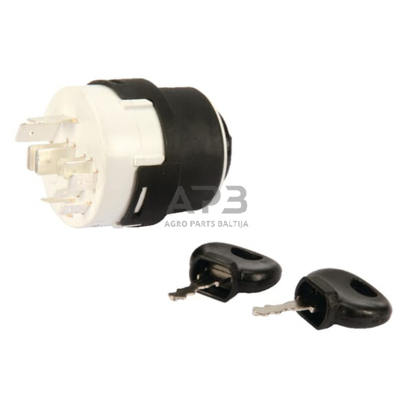 Traktoriaus užvedimo spynelė Pneutron 0-1-2-3, 10 kontaktų 20500403PN 1 Traktoriaus užvedimo spynelė Pneutron 0-1-2-3, 10 kontaktų 20500403PN 1