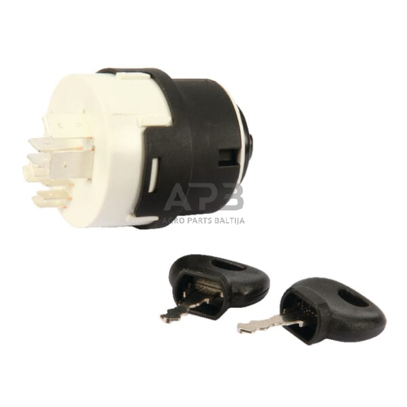 Traktoriaus užvedimo spynelė Pneutron 0-1-2-3, 9 kontaktų 20500603PN 1 Traktoriaus užvedimo spynelė Pneutron 0-1-2-3, 9 kontaktų 20500603PN 1