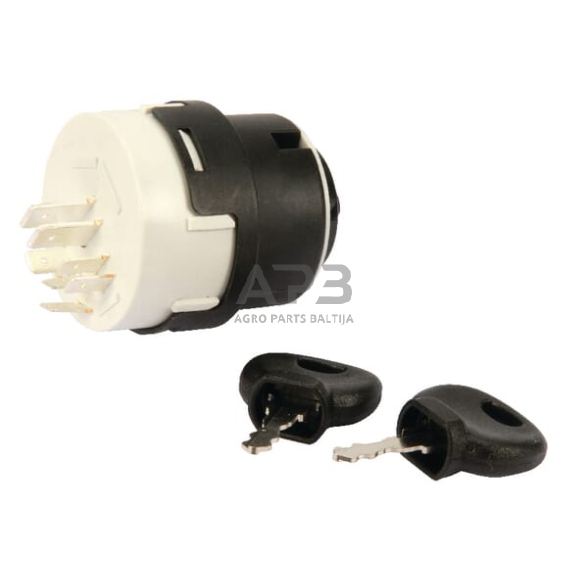 Traktoriaus užvedimo spynelė Pneutron 0-1-2, 7 kontaktų 20500503PN 1 Traktoriaus užvedimo spynelė Pneutron 0-1-2, 7 kontaktų 20500503PN 1