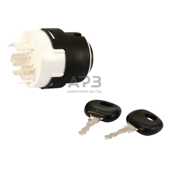 Traktoriaus užvedimo spynelė Pneutron 1-0-1-2-3, 10 kontaktų 20500101PN 1 Traktoriaus užvedimo spynelė Pneutron 1-0-1-2-3, 10 kontaktų 20500101PN 1