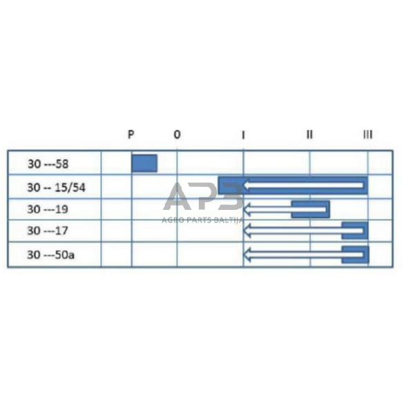 Traktoriaus užvedimo spynelė Pneutron P-0-1-2-3, 10 kontaktų 20500103PN 2 Traktoriaus užvedimo spynelė Pneutron P-0-1-2-3, 10 kontaktų 20500103PN 2