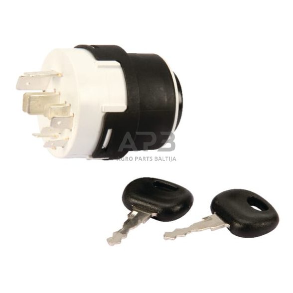 Traktoriaus užvedimo spynelė Pneutron P-0-1-2-3, 10 kontaktų 20501001PN 1 Traktoriaus užvedimo spynelė Pneutron P-0-1-2-3, 10 kontaktų 20501001PN 1