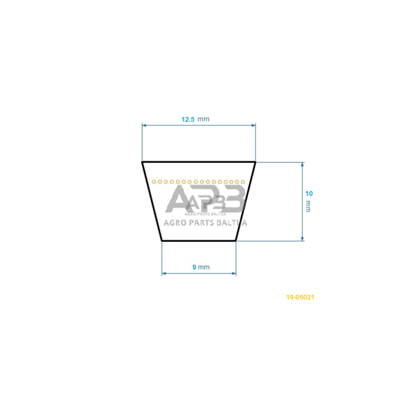 Trapecinis diržas Husqvarna 12,50x794mm Li, 12,50x850mm 534 10 02-41, 5341002-41, 534100241 1 Trapecinis diržas Husqvarna 12,50x794mm Li, 12,50x850mm 534 10 02-41, 5341002-41, 534100241 1