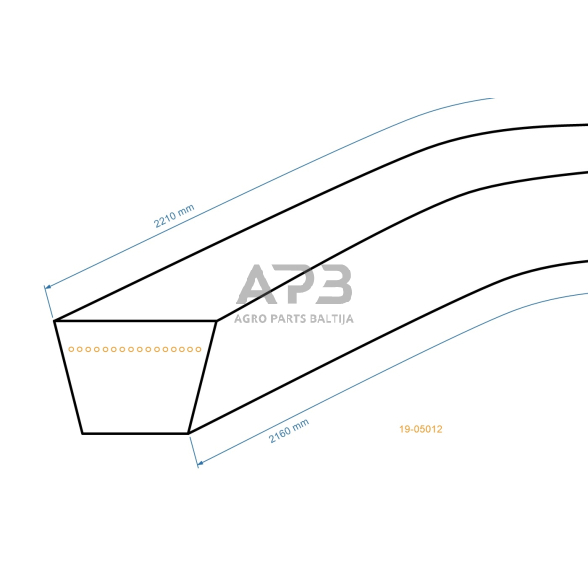 Trapecinis eigos diržas Craftsman 532178138 13x2160mm Li, 13x2210mm La 1