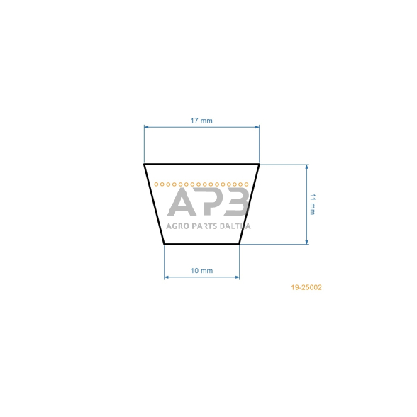 Trapecinis eigos diržas Ryobi 13AD678G034 15,88x1346,20mm La 2 Trapecinis eigos diržas Ryobi 13AD678G034 15,88x1346,20mm La 2