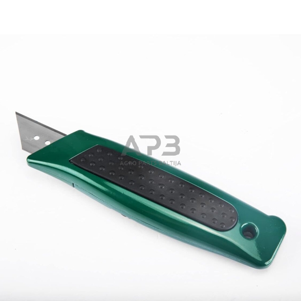 Trapecinis peilis cinkuoto metalo su keičiama geležte 19mm ir 5 peiliukais 2 Trapecinis peilis cinkuoto metalo su keičiama geležte 19mm ir 5 peiliukais 2