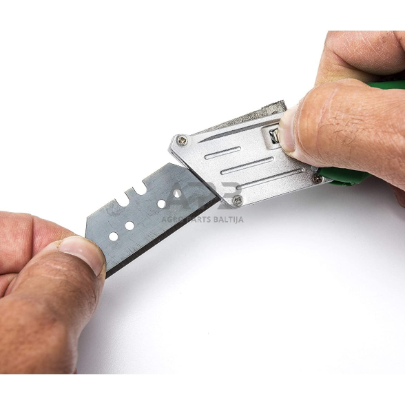 Trapecinis peilis sulankstomas su keičiama geležte 19mm 7