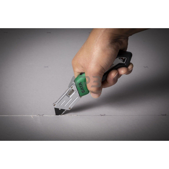 Trapecinis peilis su keičiama geležte užsilenkiantis 19mm 9 Trapecinis peilis su keičiama geležte užsilenkiantis 19mm 9