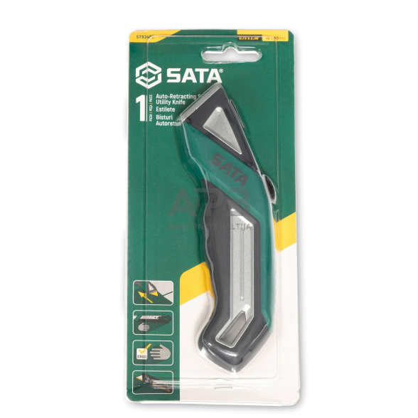 Trapecinis peilis su keičiama geležte 19mm 5 Trapecinis peilis su keičiama geležte 19mm 5