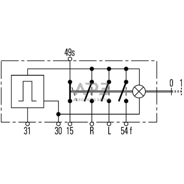 Traukiamas jungiklis Hella 6HD002535101 5 Traukiamas jungiklis Hella 6HD002535101 5