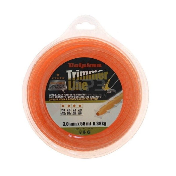 Trimerio valas DUO-TWIST 56 metrų 3.00 mm 1 Trimerio valas DUO-TWIST 56 metrų 3.00 mm 1