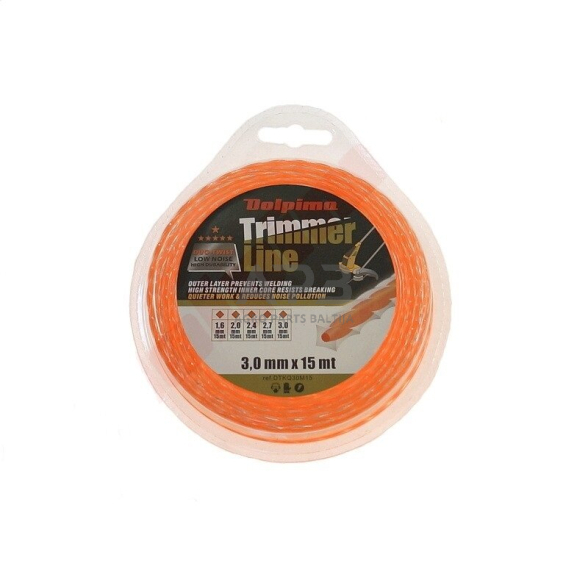 Trimerio valas DUO-TWIST 15 metrų 3.00 mm 1 Trimerio valas DUO-TWIST 15 metrų 3.00 mm 1