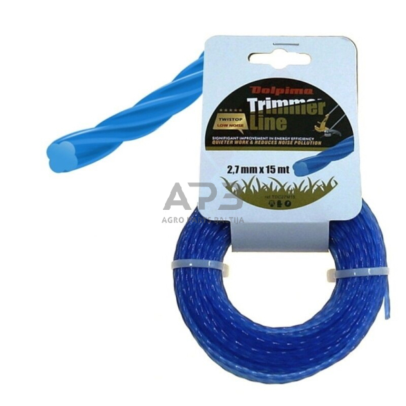 Trimerio valas TWISTOP CLOVER 15 metrų 2.70 mm