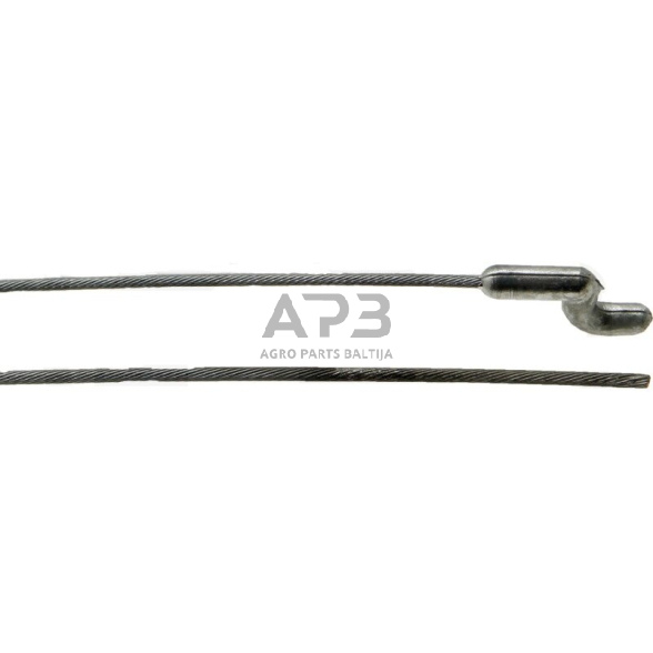 Trosas su galu Z išmatavimai 1,40 mm x 2500 mm, Z formos kabliukas Ø x ilgis 4 x 25 mm Trosas su galu Z išmatavimai 1,40 mm x 2500 mm, Z formos kabliukas Ø x ilgis 4 x 25 mm