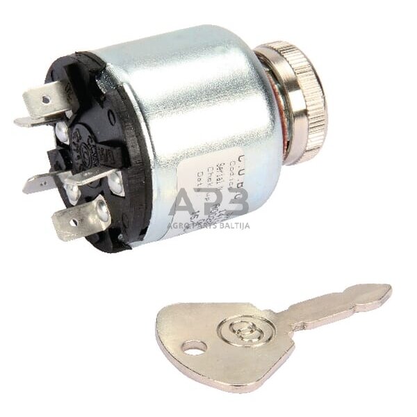 Traktoriaus užvedimo spynelė Cobo 0-1-2, 5 kontaktų 14111000 1 Traktoriaus užvedimo spynelė Cobo 0-1-2, 5 kontaktų 14111000 1