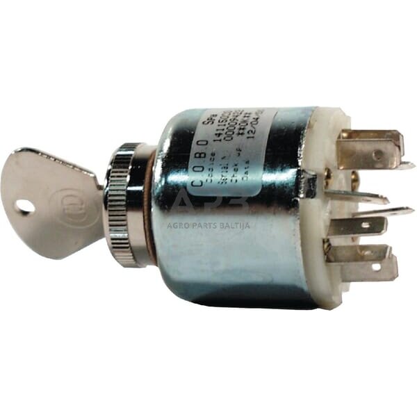 Traktoriaus užvedimo spynelė Cobo P-0-1-2, 6 kontaktų 14115000 Traktoriaus užvedimo spynelė Cobo P-0-1-2, 6 kontaktų 14115000