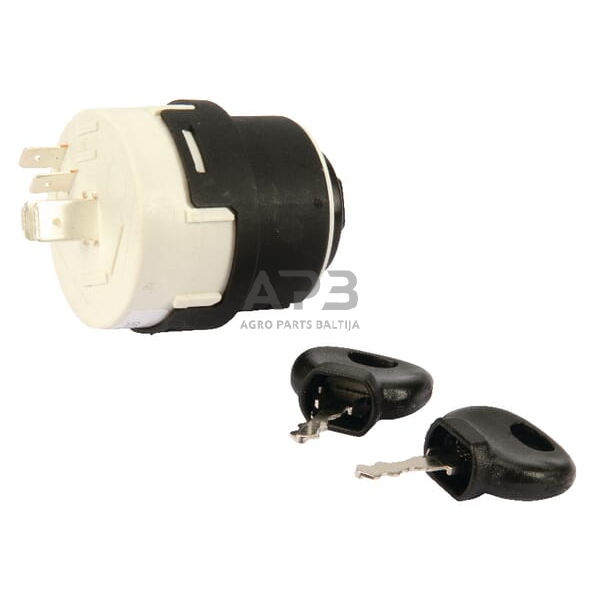Traktoriaus užvedimo spynelė Pneutron 0-1-2, 6 kontaktų 20500303PN 1