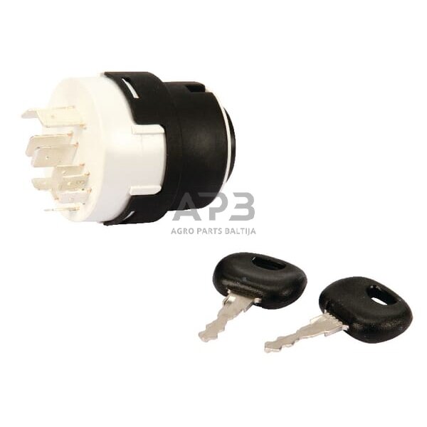 Traktoriaus užvedimo spynelė Pneutron 1-0-1-2-3, 10 kontaktų 20500101PN 1 Traktoriaus užvedimo spynelė Pneutron 1-0-1-2-3, 10 kontaktų 20500101PN 1