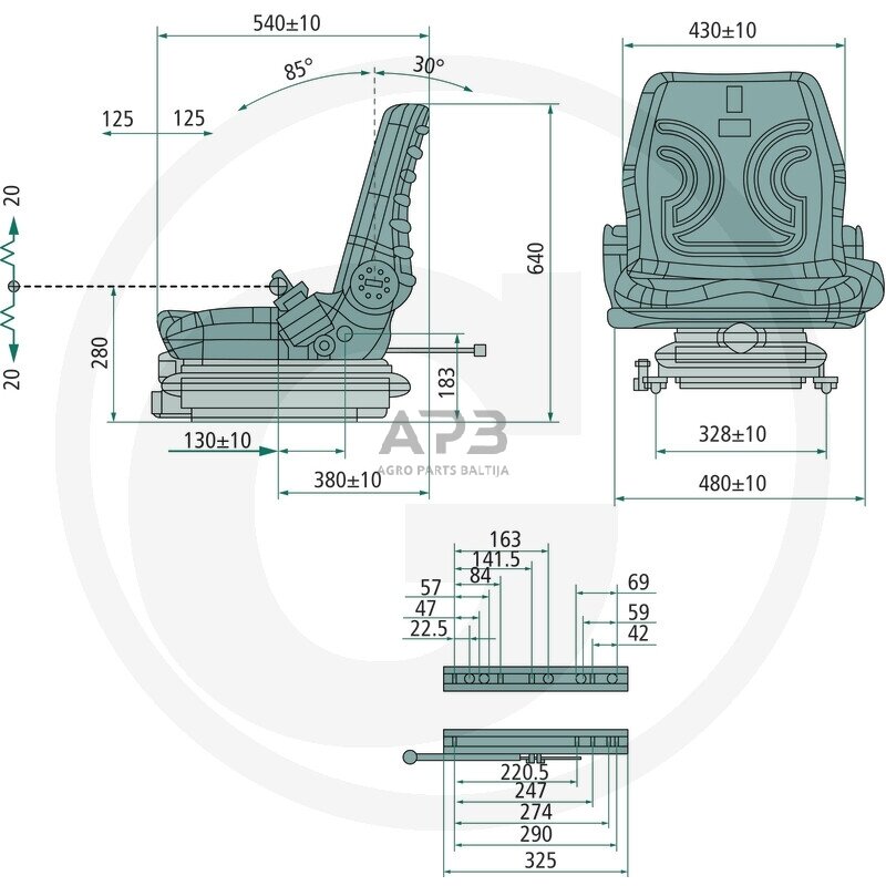 Traktoriaus sėdynė 240920211 1 Traktoriaus sėdynė 240920211 1
