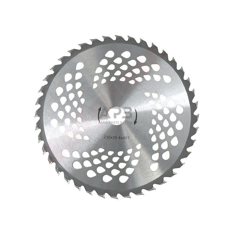 Trimerio pjovimo diskas 230 x 25,40 mm storis 2,00 mm 40 T Trimerio pjovimo diskas 230 x 25,40 mm storis 2,00 mm 40 T