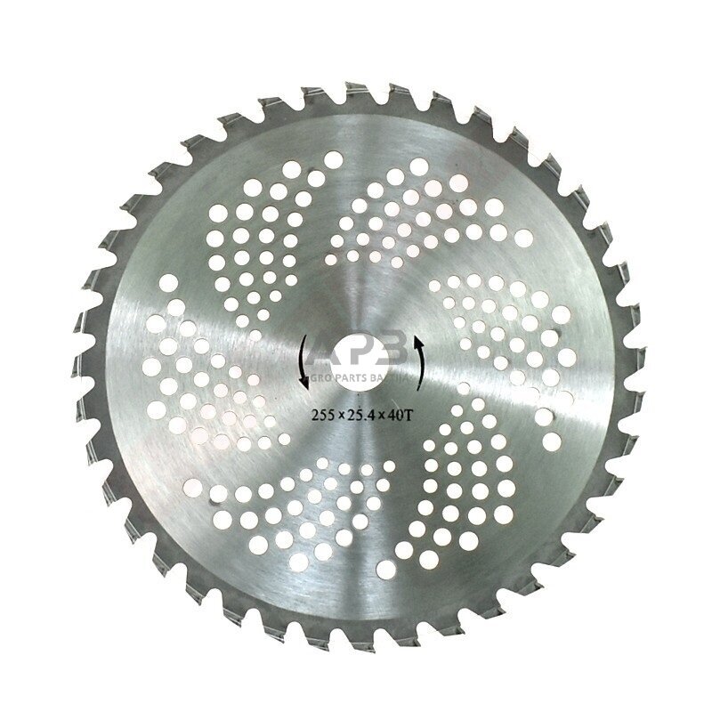 Trimerio pjovimo diskas 255 x 25,40 mm storis 2,00 mm 40 T Trimerio pjovimo diskas 255 x 25,40 mm storis 2,00 mm 40 T