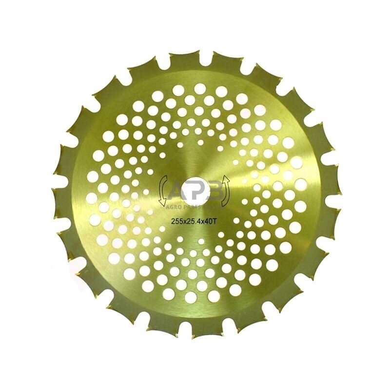 Trimerio pjovimo diskas 255 x 25,40 mm storis 2,00 mm 40 T