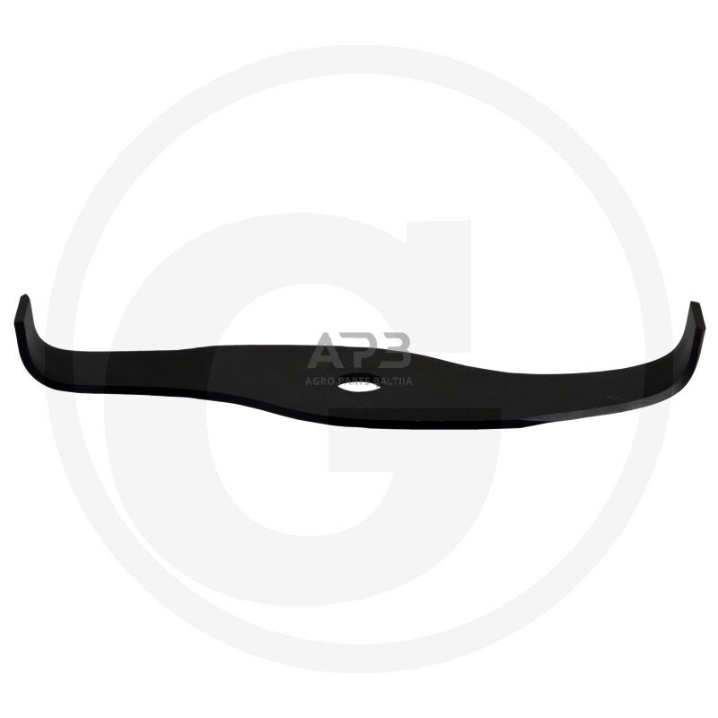 Trimerio pjovimo peilis dvišakis lenktas 280 x 20,00 mm storis 4,00 mm Trimerio pjovimo peilis dvišakis lenktas 280 x 20,00 mm storis 4,00 mm