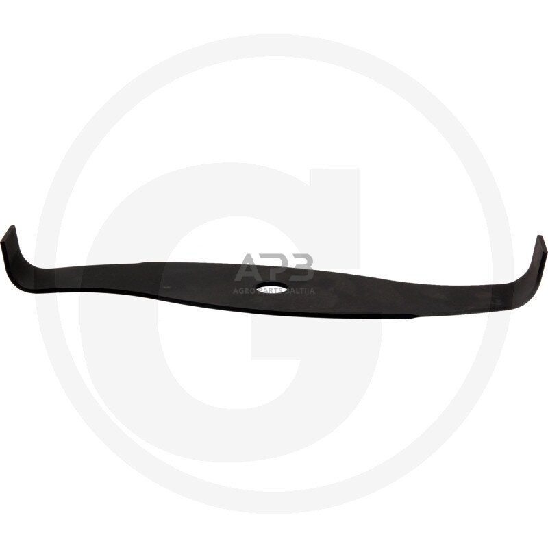 Trimerio pjovimo peilis dvišakis lenktas 320 x 20,00 mm storis 3,00 mm Trimerio pjovimo peilis dvišakis lenktas 320 x 20,00 mm storis 3,00 mm