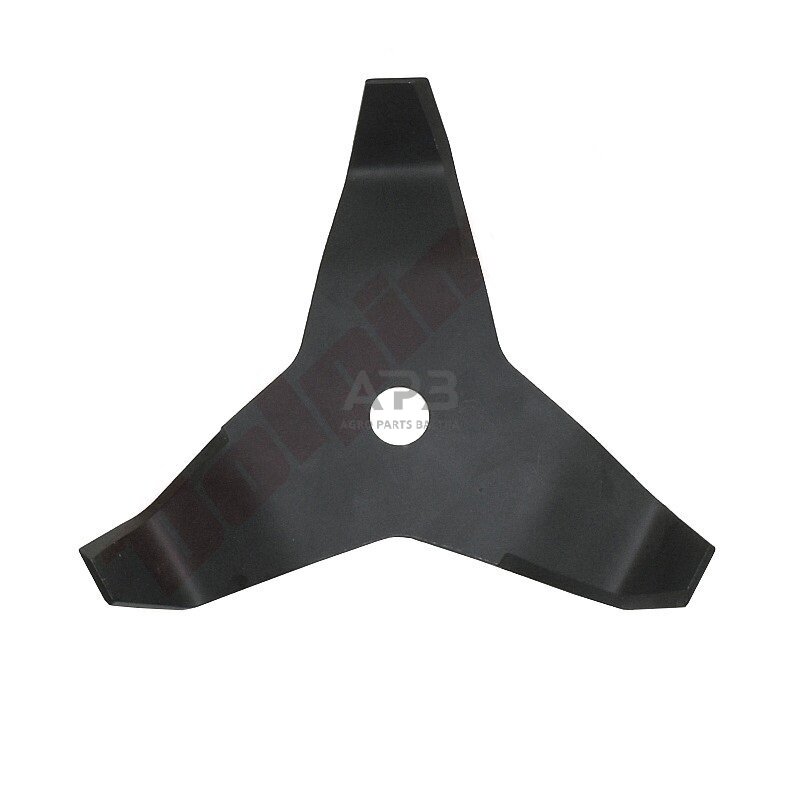 Trimerio pjovimo peilis trišakis lenktas 300 x 25,40 mm storis 4,00 mm