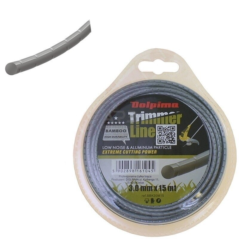 Trimerio valas BAMBOO 15 metrų 3.00 mm Trimerio valas BAMBOO 15 metrų 3.00 mm